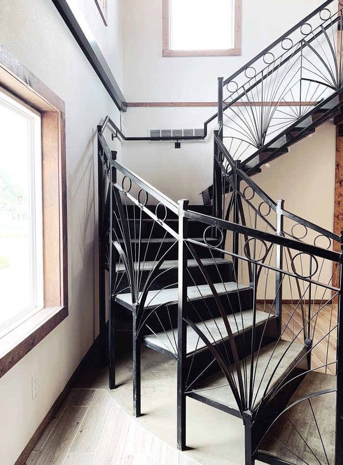 Spiral staircase at Lightbox.