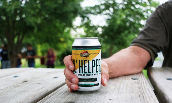 Canned version of Mother's Li'l Helper IPA