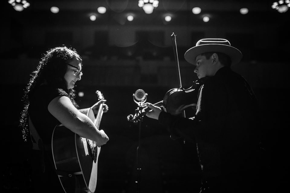 The Whispering Willows performing live.