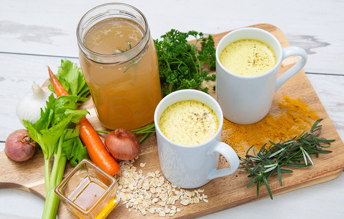 Bone broth and ingredients