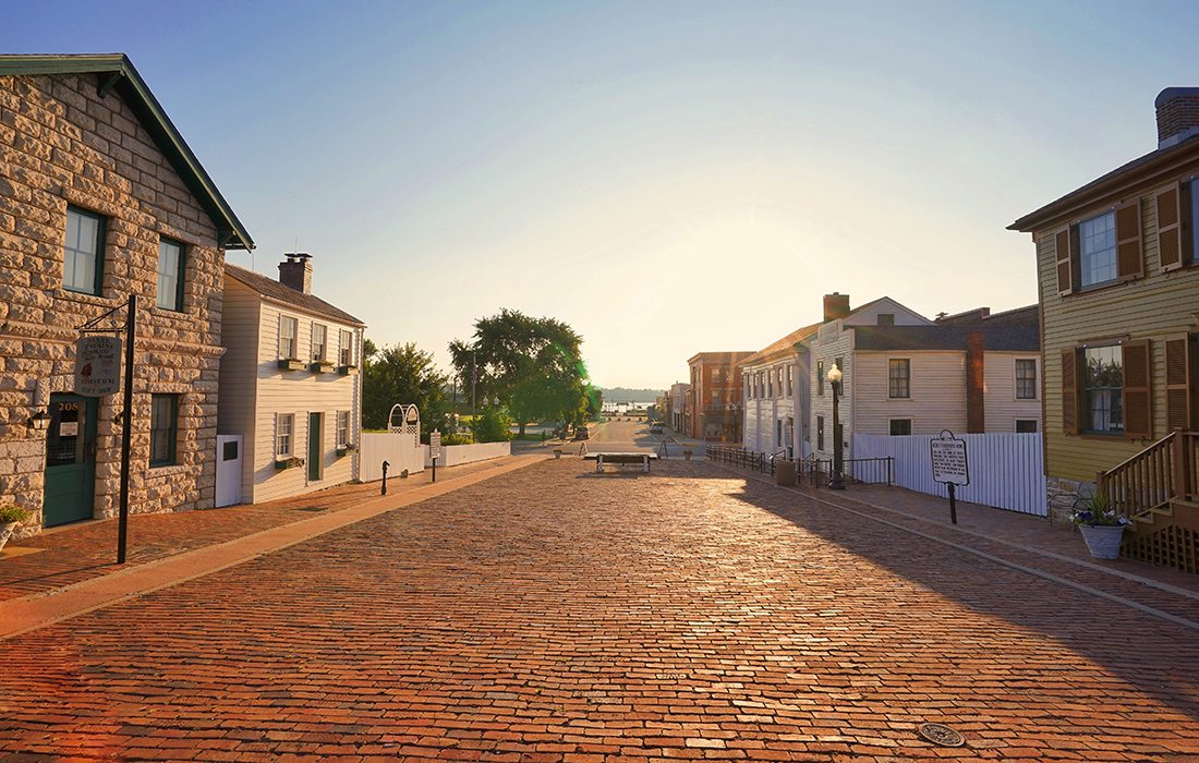 Visit Hannibal, MO, the famous hometown of author Mark Twain.