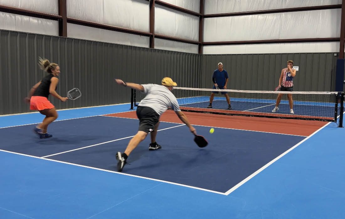 People playing indoor pickleball in Springfield MO