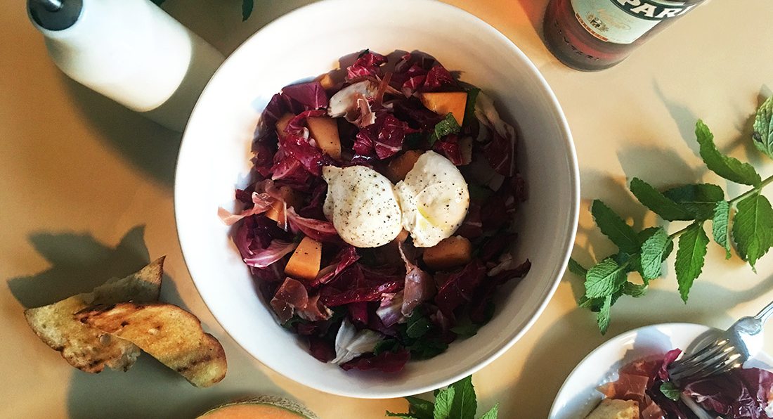 Radicchio Melon Salad