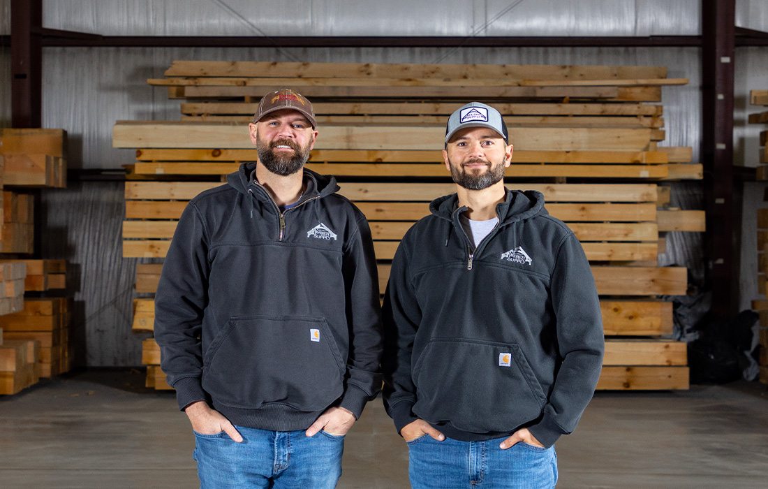 Brandon and Tyler of Midwest Timber & Beam Supply