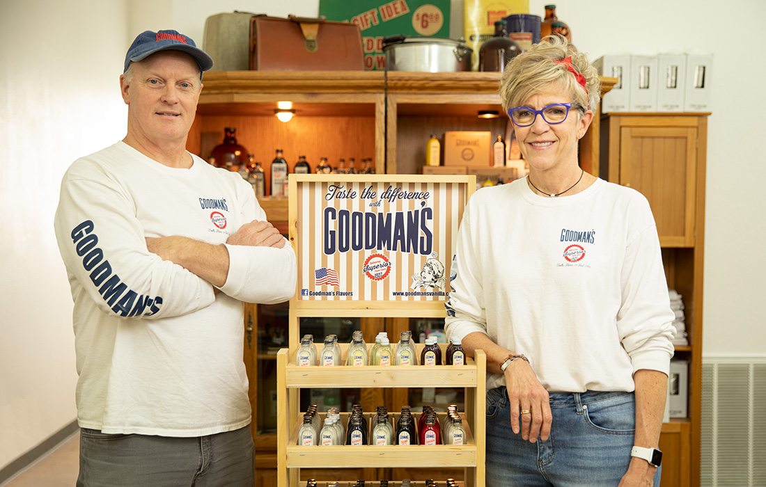 Mike and Michelle Kimrey of Goodman's in Springfield MO