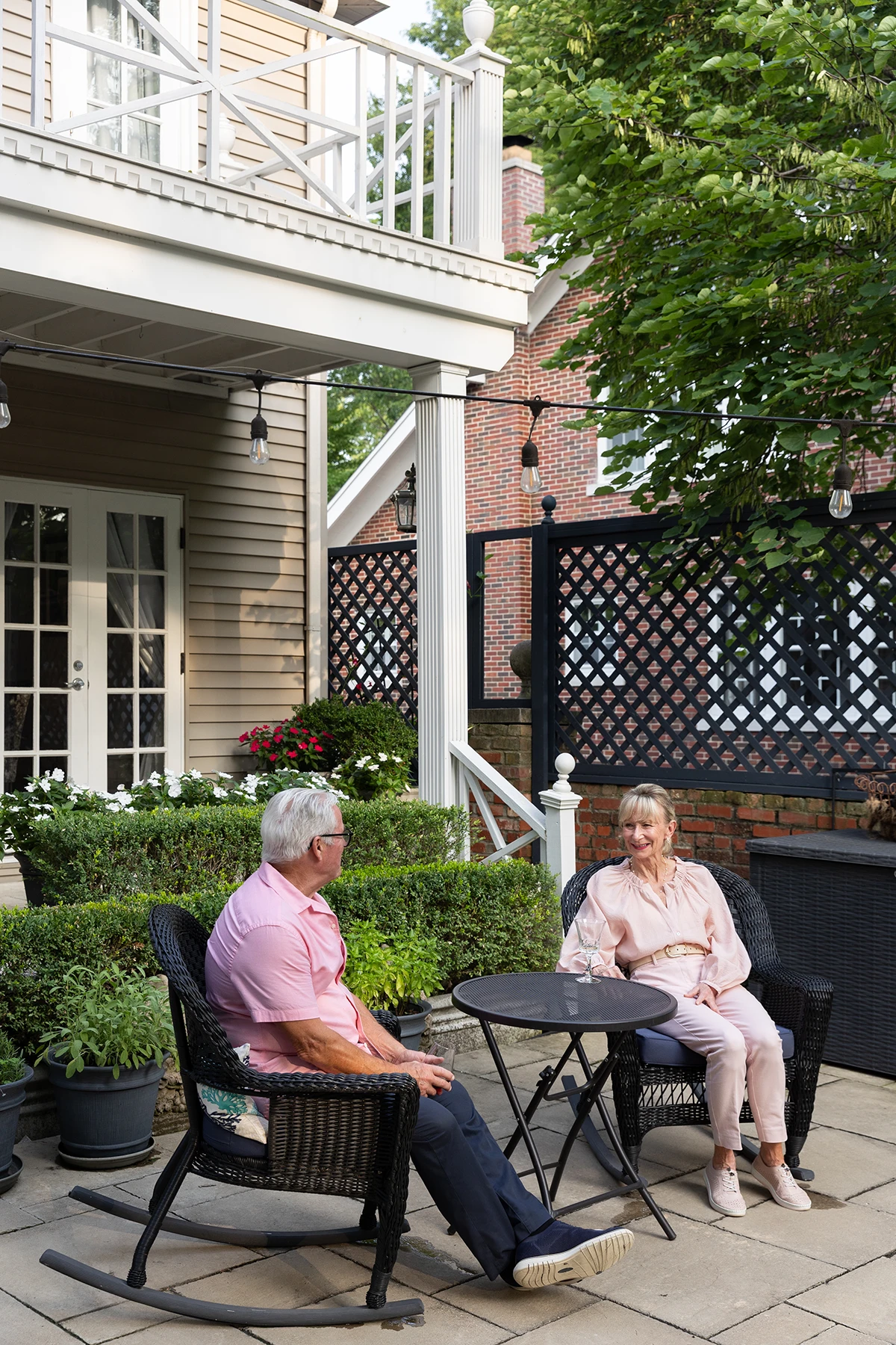 Ela Rountree Inside Mike and Kathy Rankin's English-Style Garden in Springfield's ...