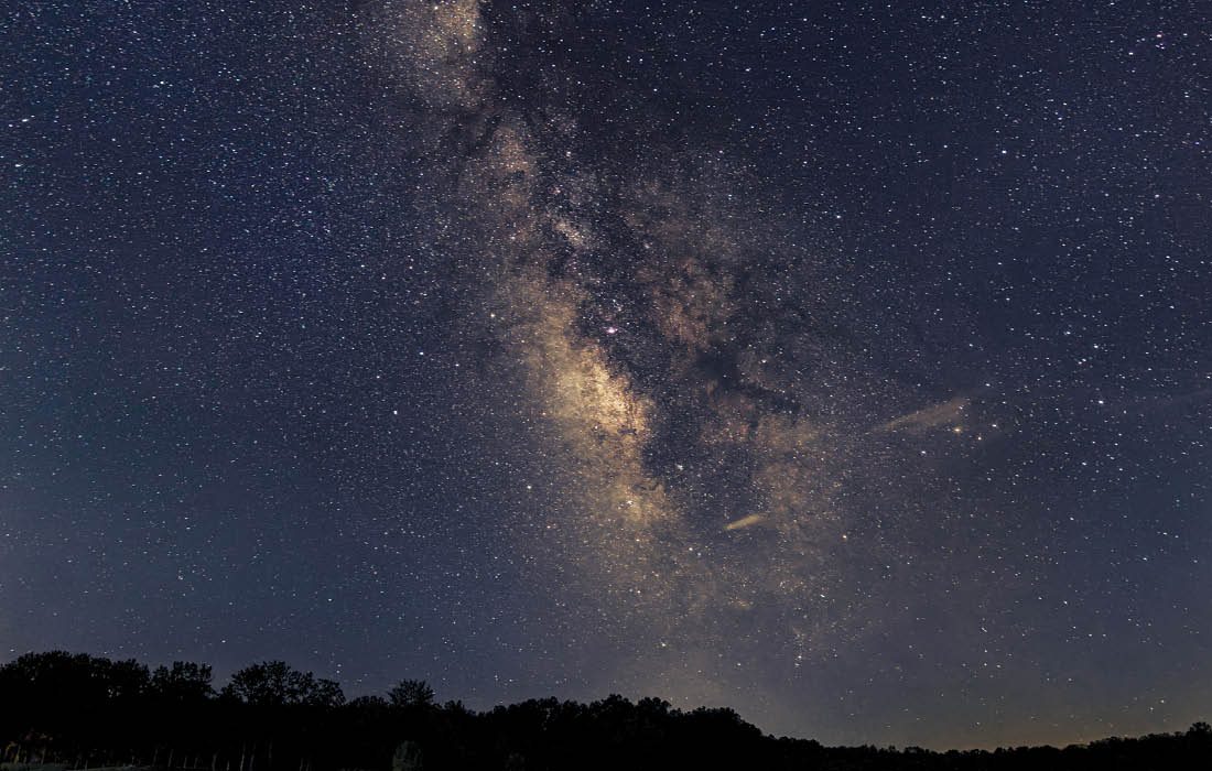 Milky Way over Stockton Lake