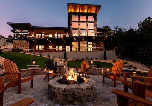 Custom built lake home overlooking Table Rock Lake