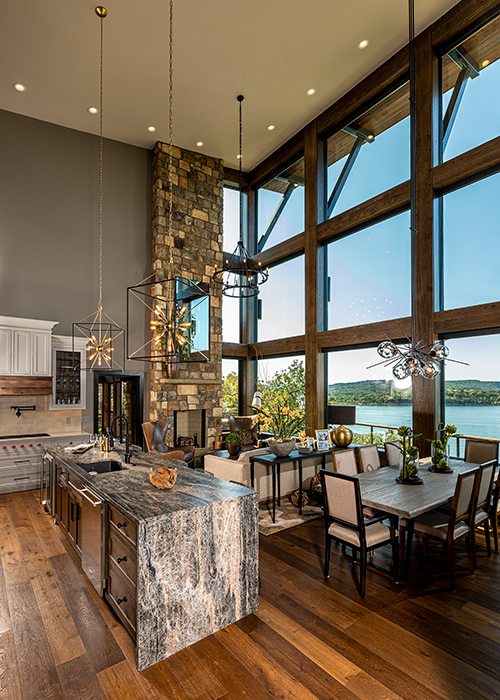 Custom built lake home overlooking Table Rock Lake