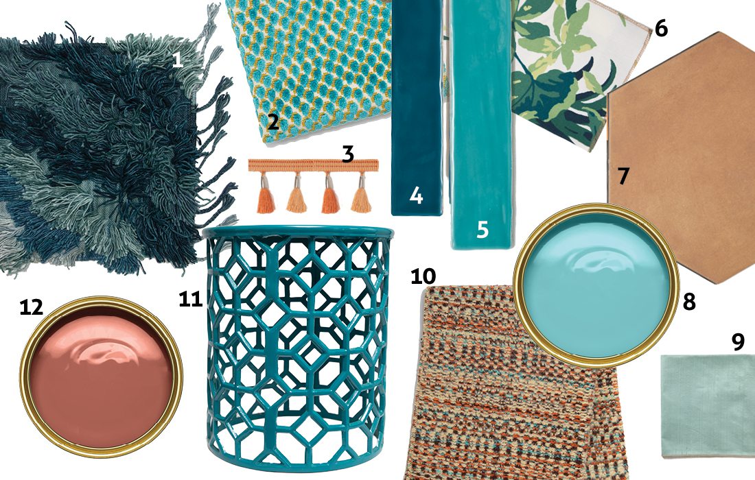 Decorate in style with this season's turquoise and terra cotta trends with local Springfield, MO stores.
