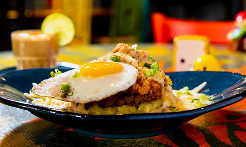 Chicken & Egg dish at Morning Day Cafe in Nixa, MO