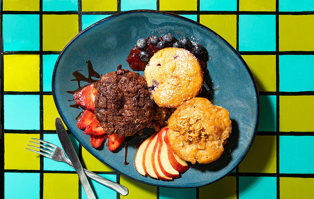 Muffin Sampler at Morning Day Cafe in Nixa, MO