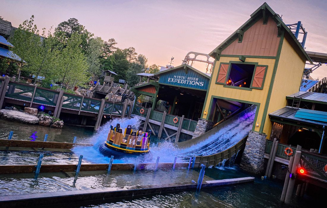 Mystic River Falls at Silver Dollar City in Branson, MO