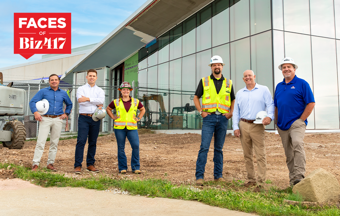 Bay Mourer, Brandon Wall, Dana Haase, Tim Potthoff, Perry Winn and Gary Comiskey of Nabholz in Springfield, MO