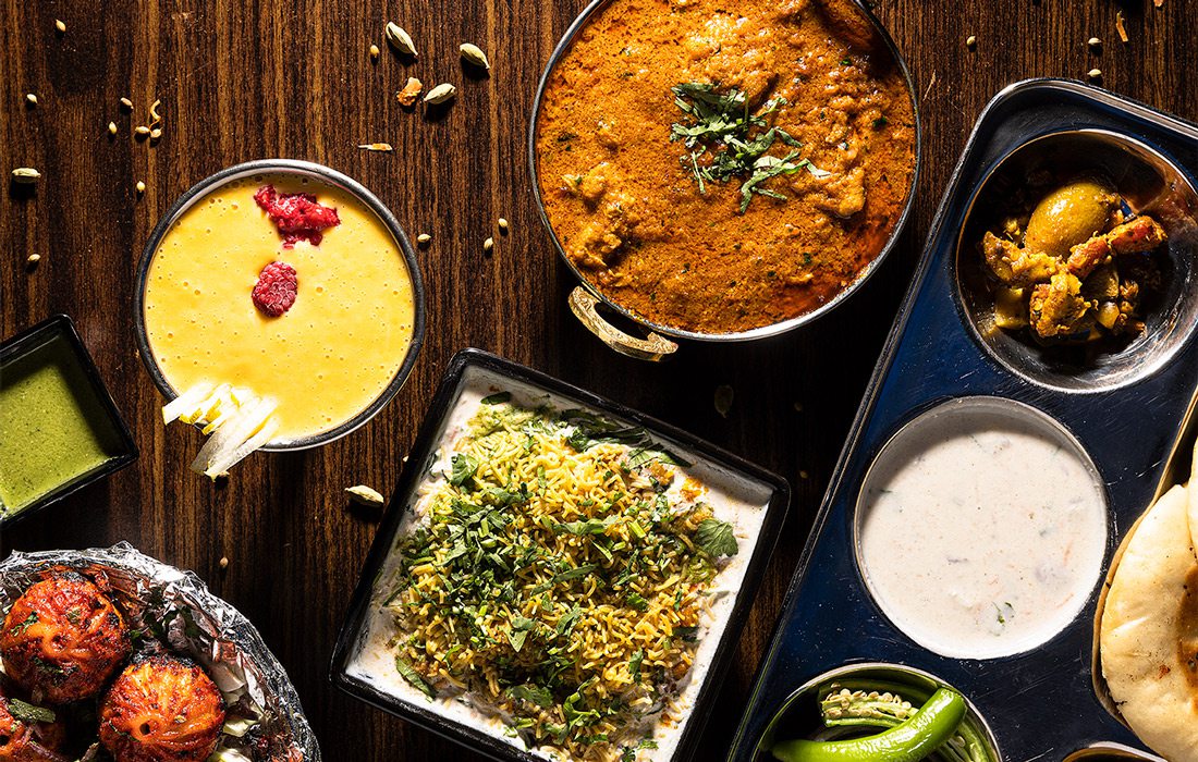 Stock photo of of Indian food.
