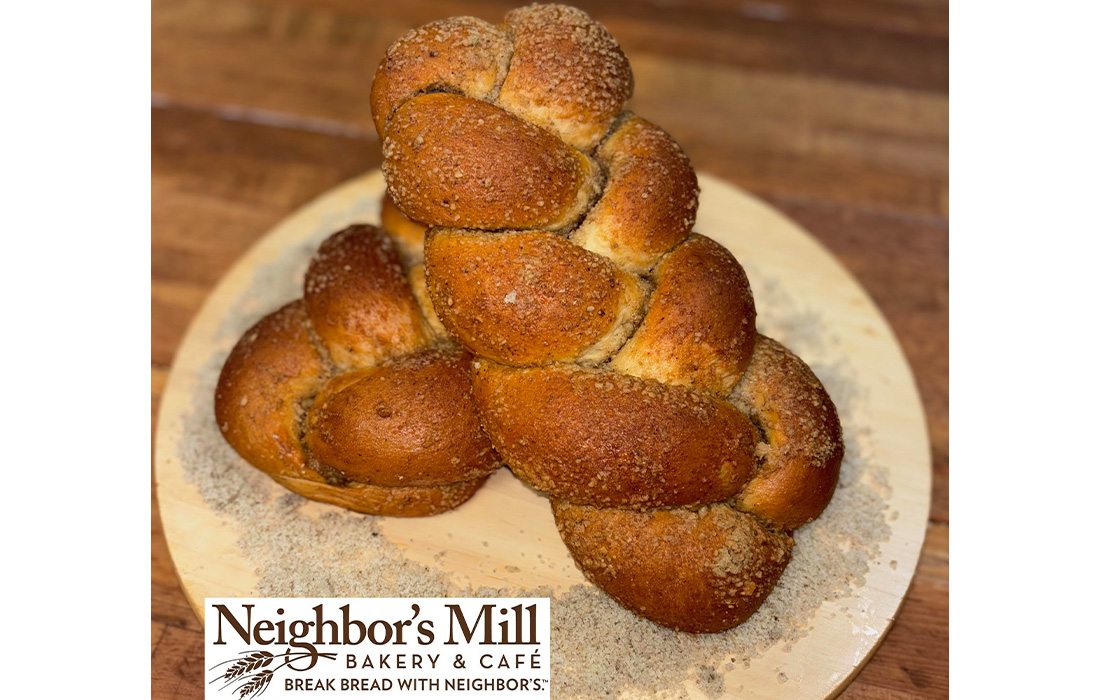 Challah bread from Neighbor's Mill Bakery & Café
