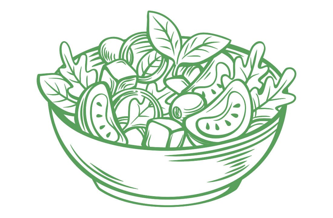 Salad illustration