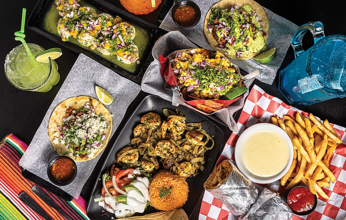 Food from OXO Bar and Grill