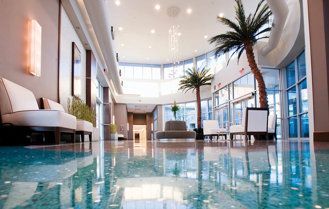 Hallway at Oasis Hotel and Convention Center