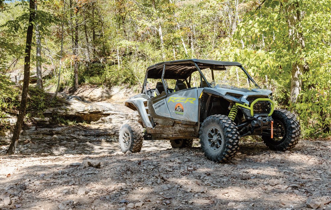 Off-roading in the Ozarks.