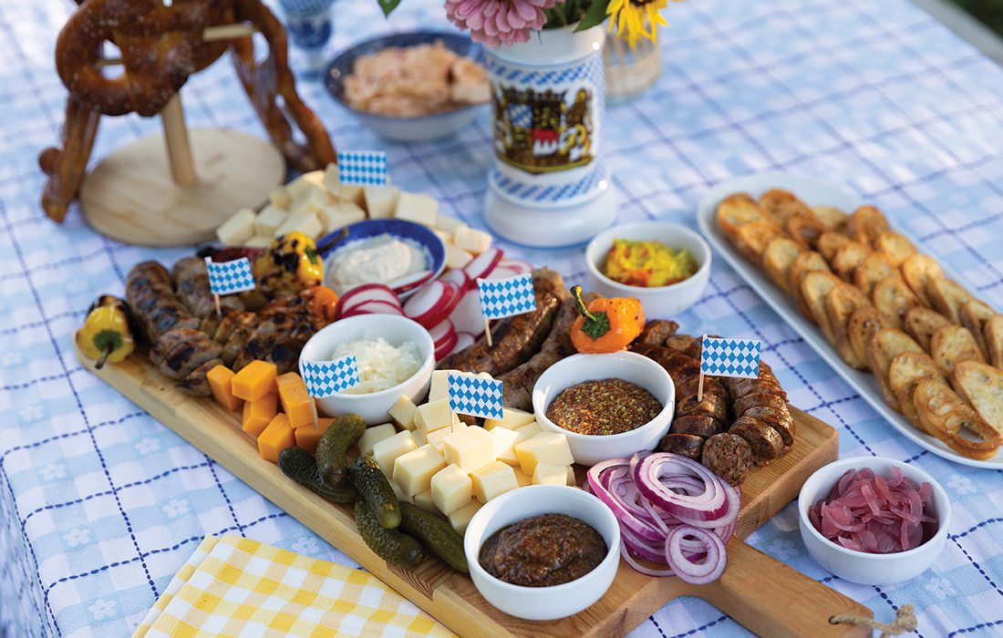 Spread at Kohlers' Oktoberfest