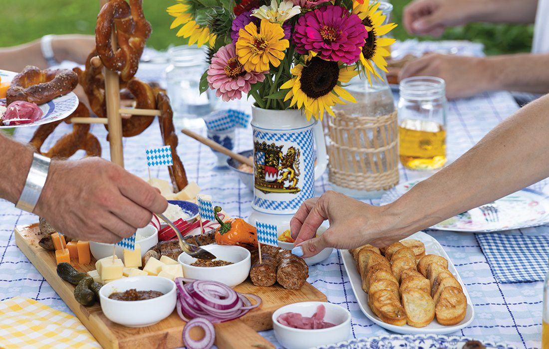 Food at Kohlers' Oktoberfest