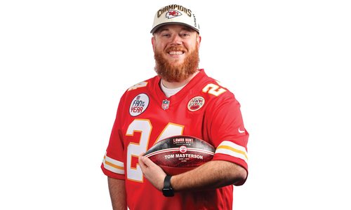 KC Chiefs Fan of the Year Tom Masterson