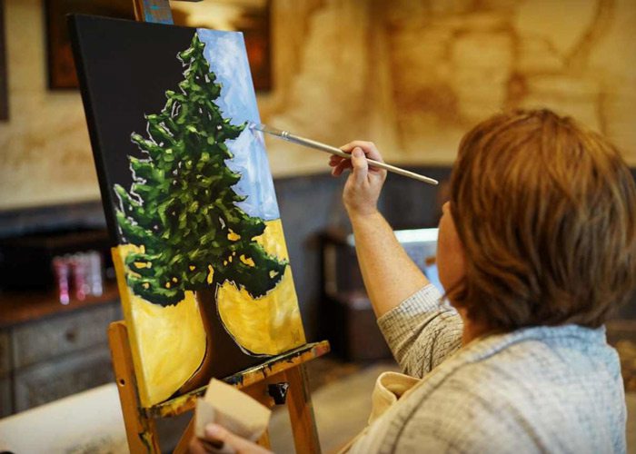 Paint and Pour at Big Cedar Lodge