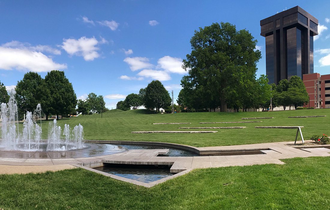 Jordan Valley Park in downtown Springfield MO