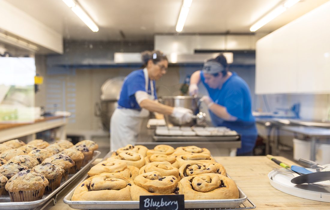 Baking at Persimmon Hill Farm