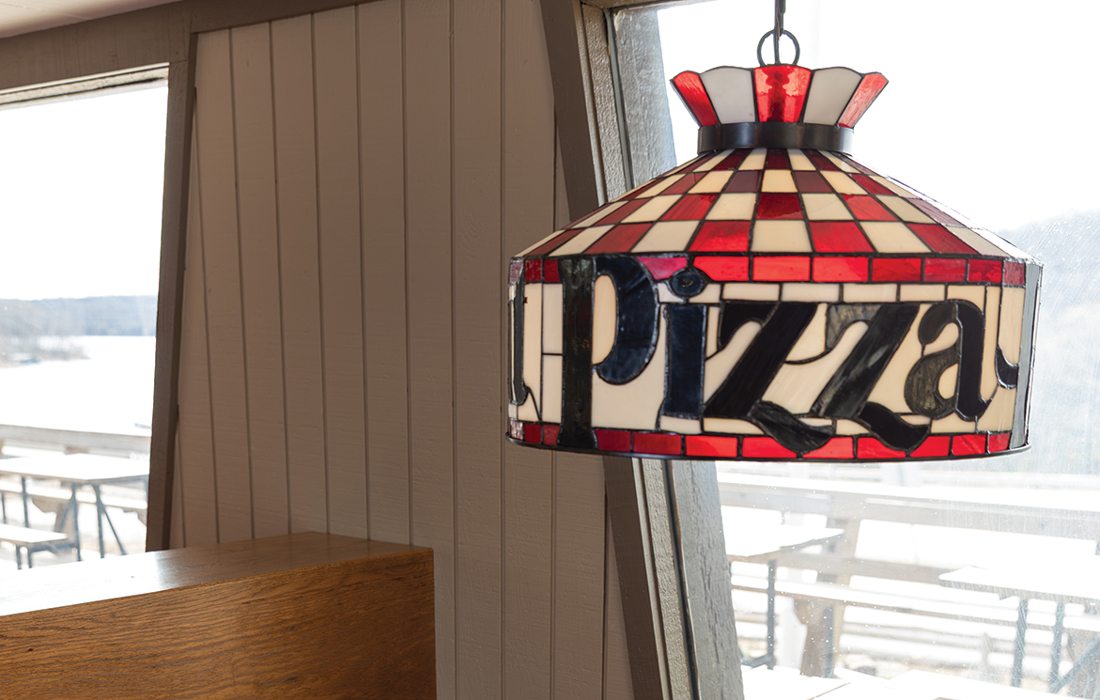 Old school Pizza Hut light in Shell Knob, Missouri.