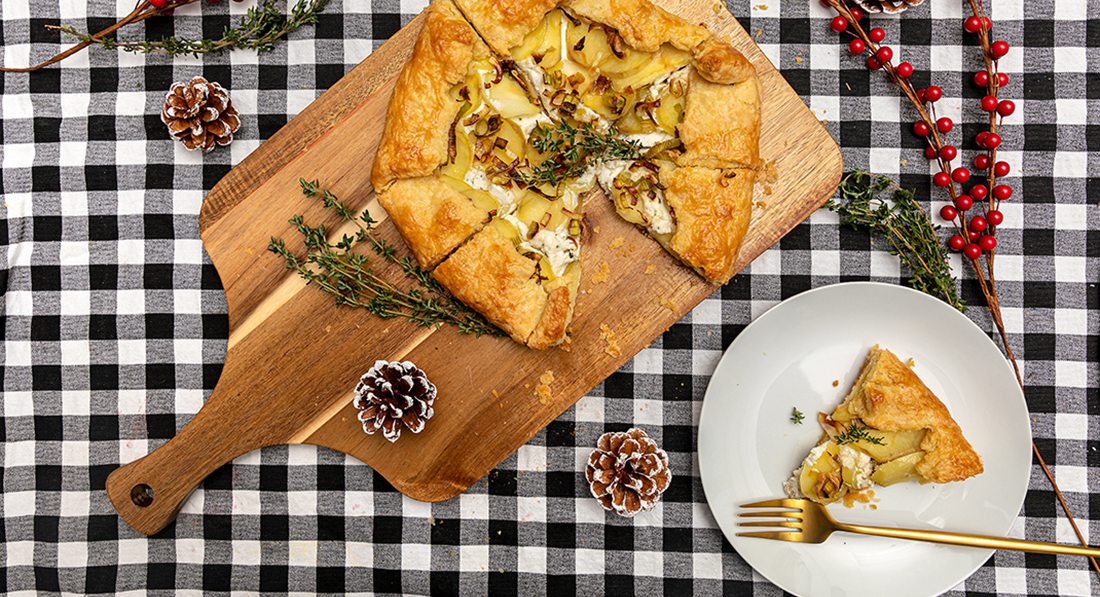 Recipe: Potato, Leek, Goat Cheese Galette
