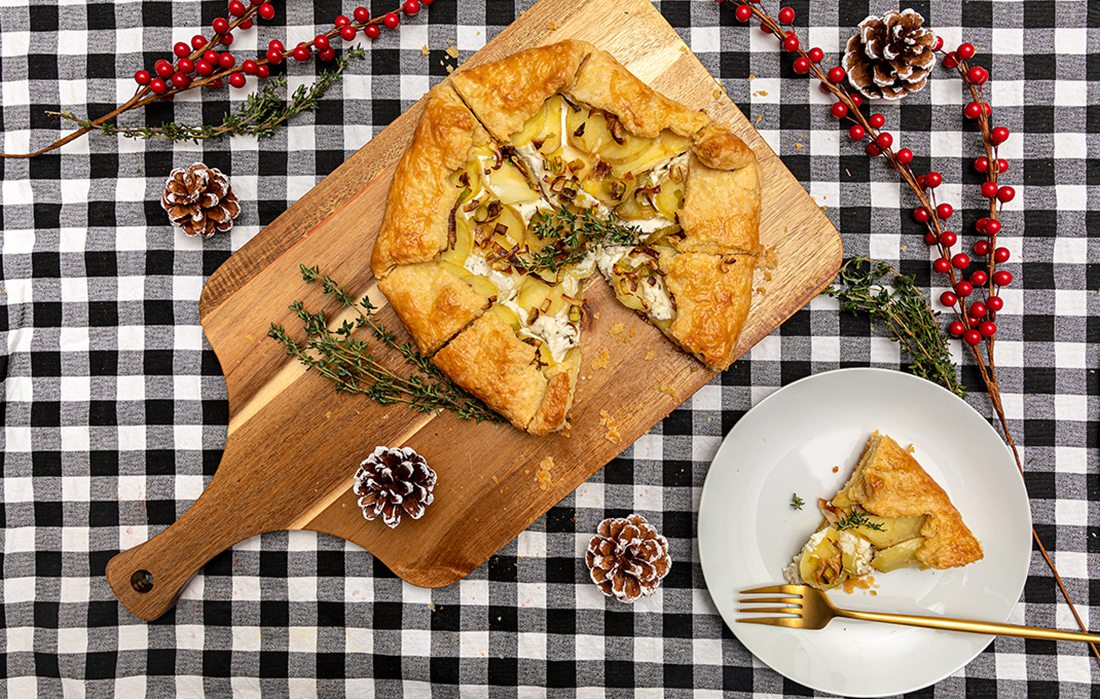 Potato, Leek and Goat Cheese Galette