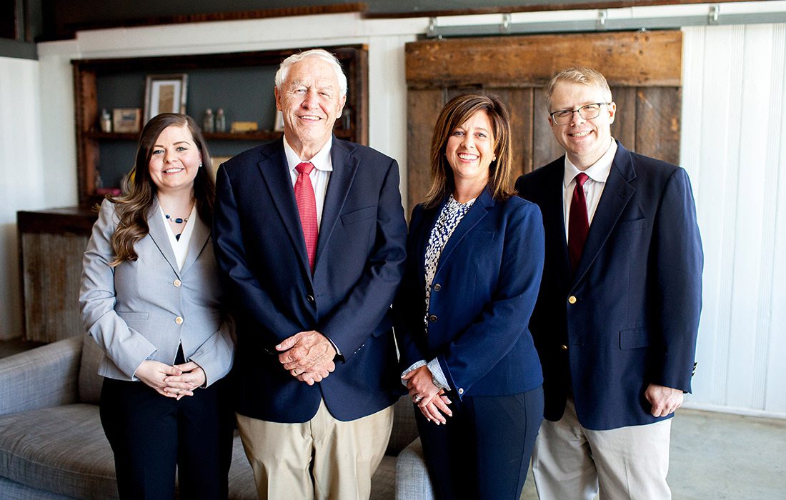 Molly Wilson, John Pratt, Shannon Grisham and Brennan Pratt of Pratt & Grisham in Springfield MO