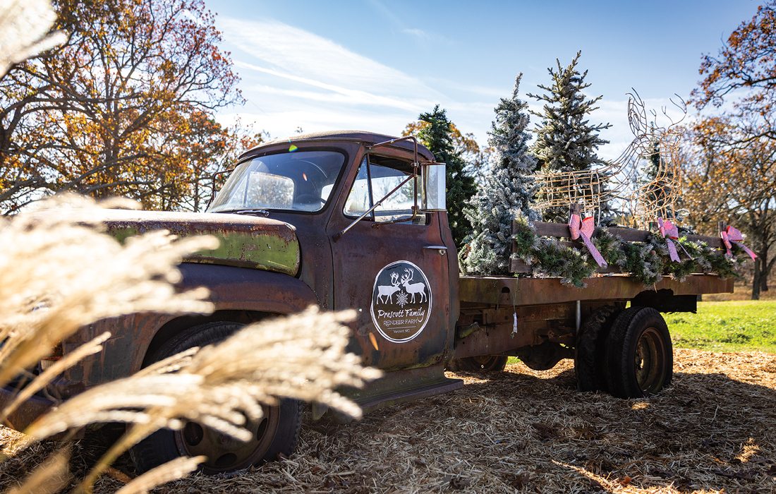 Truck at Prescott Family Farm