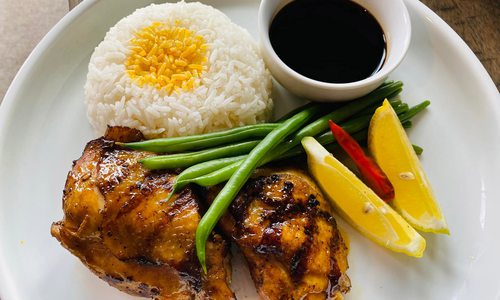 Filipino food from Purple Panda food truck