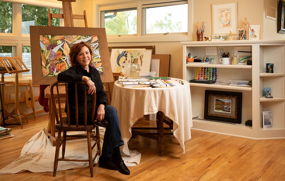 Karen W. Schneider in her Springfield MO studio