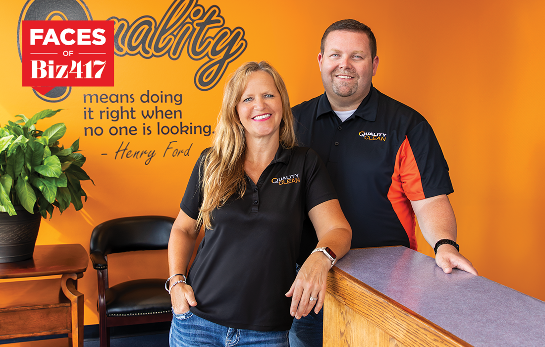 Cindy and Burnis Gibson of Quality Clean in Springfield, MO