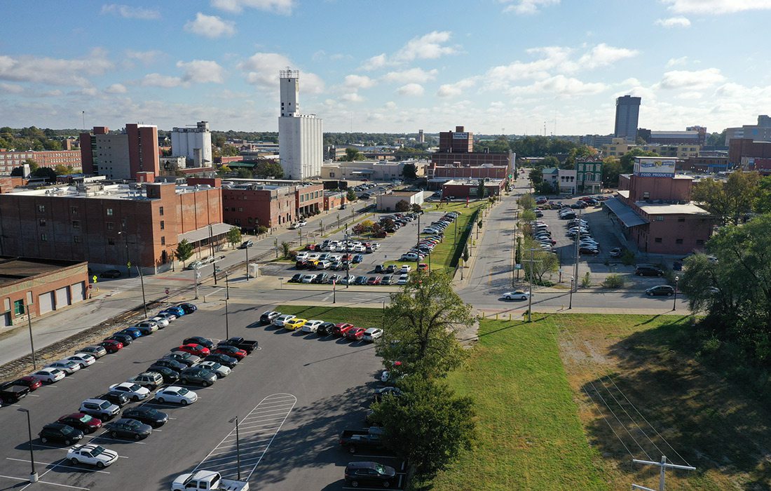 Springfield aerial photo