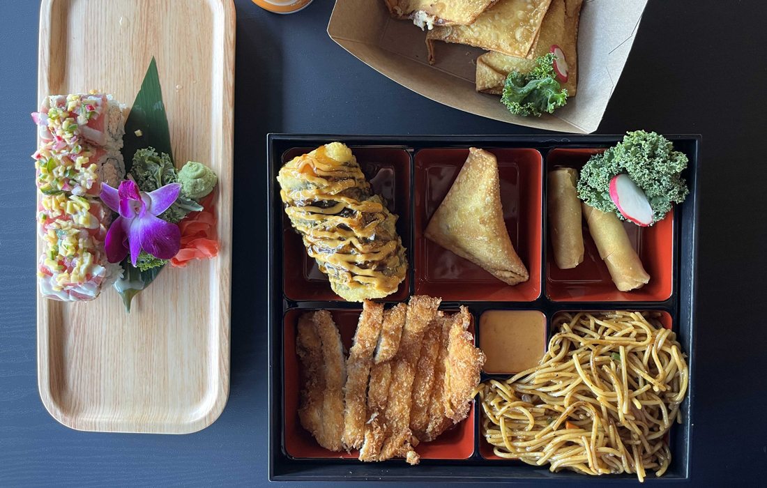 Dishes from Raku in Springfield, MO