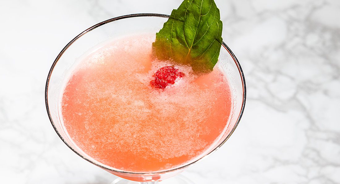 Raspberry Gin Smash Summer Recipe