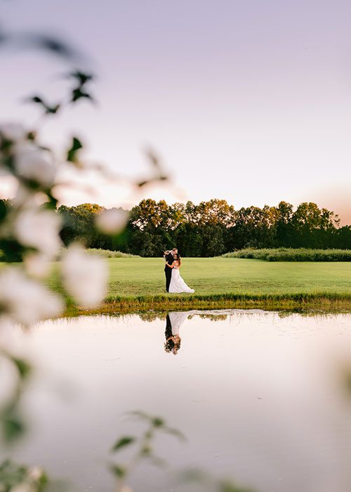 Regan King & Cindy Chao on their wedding day