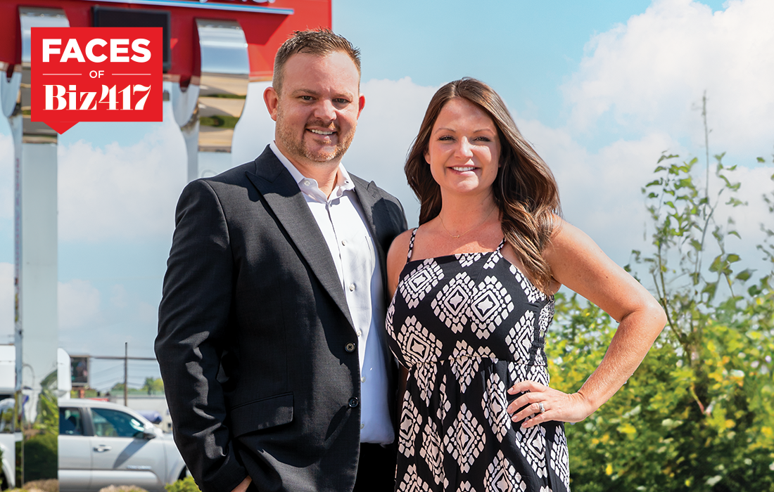 Travis and Kala Comfort of Rick's Automotive in Springfield, MO