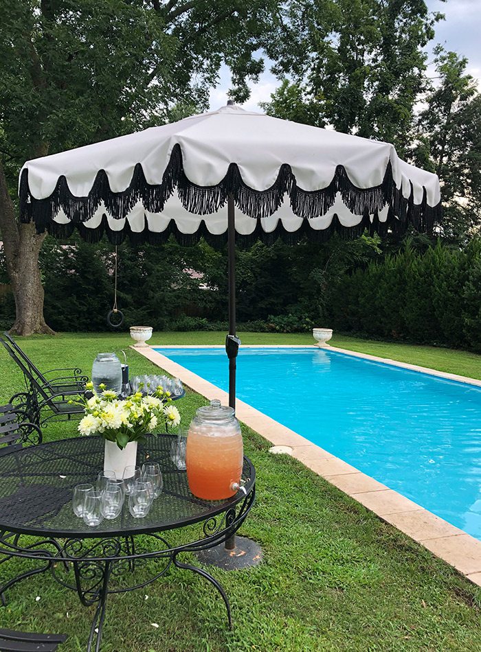 Julie Blackmon's backyard pool