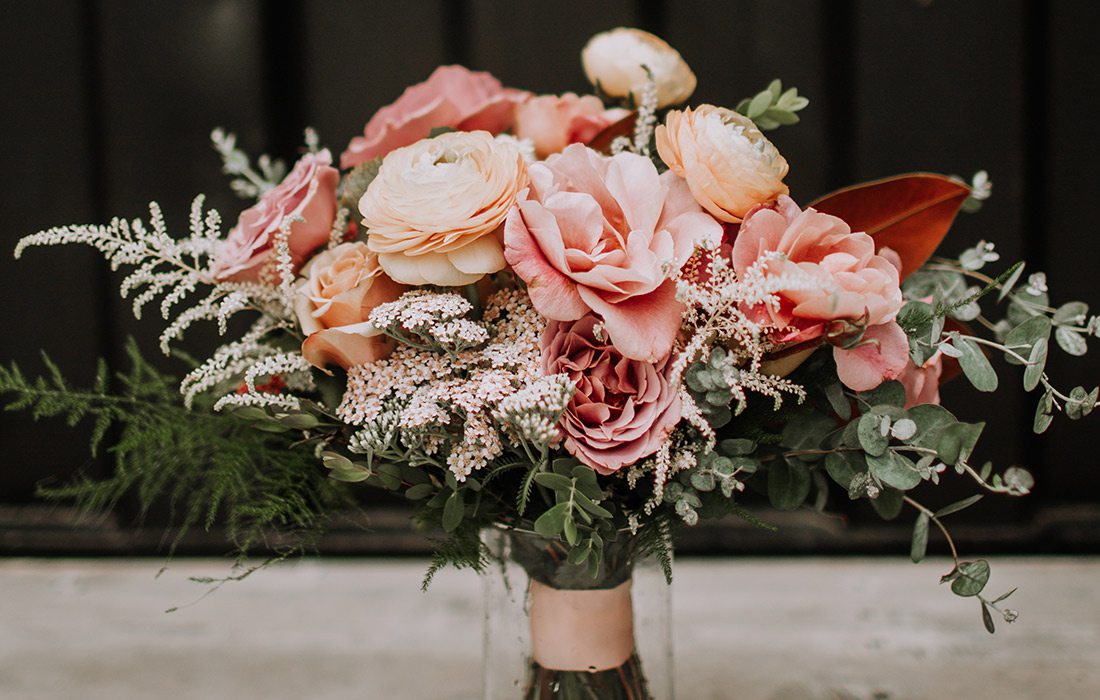 Shai Voelker's wedding bouquet