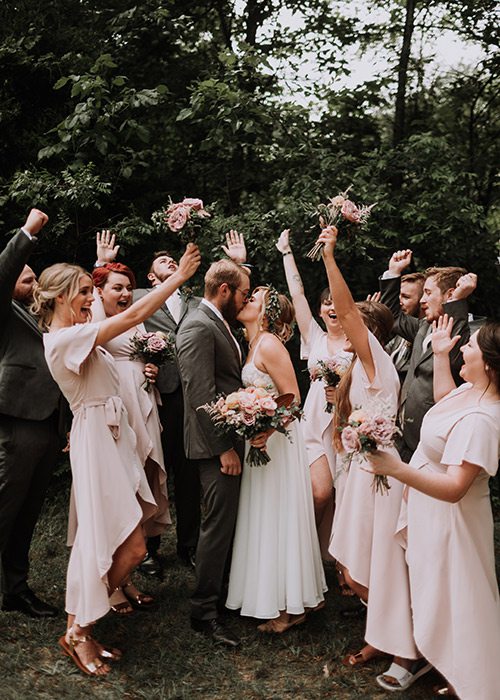 Ryan Kopas & Shai Voelker on their wedding day