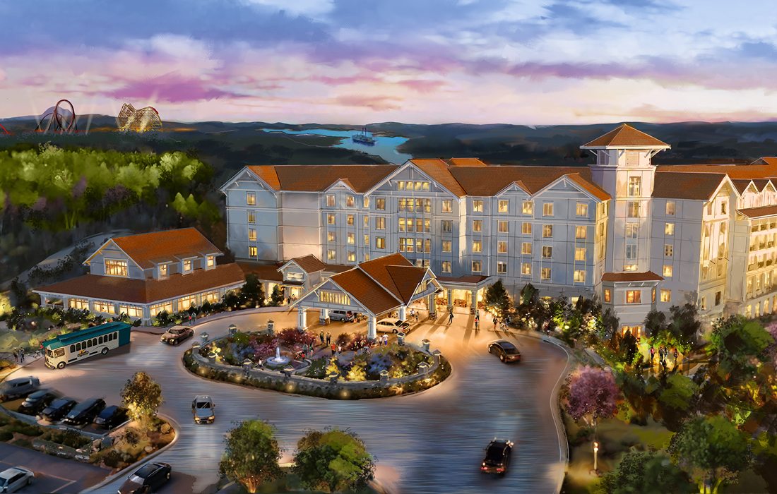 Silver Dollar City hotel resort rendering