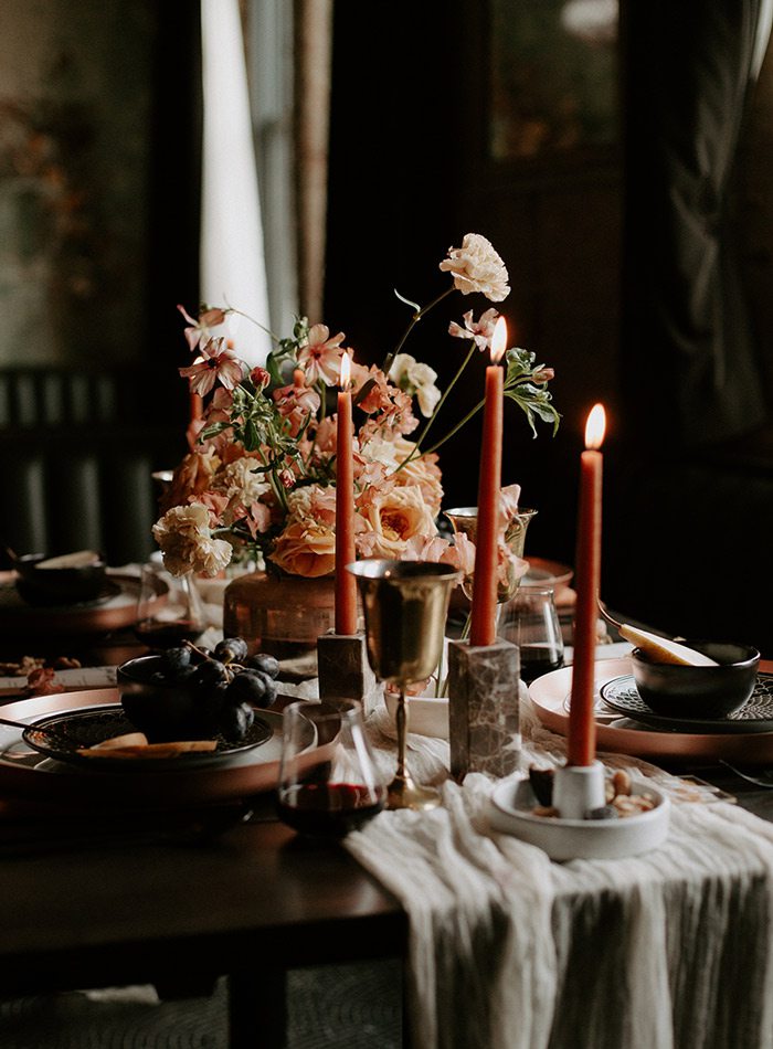 Wedding display by Wildly Collective.