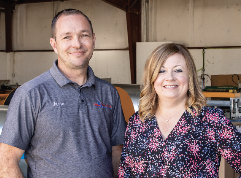 Jason and Sherri Bergen of Skaggs Heating & Cooling