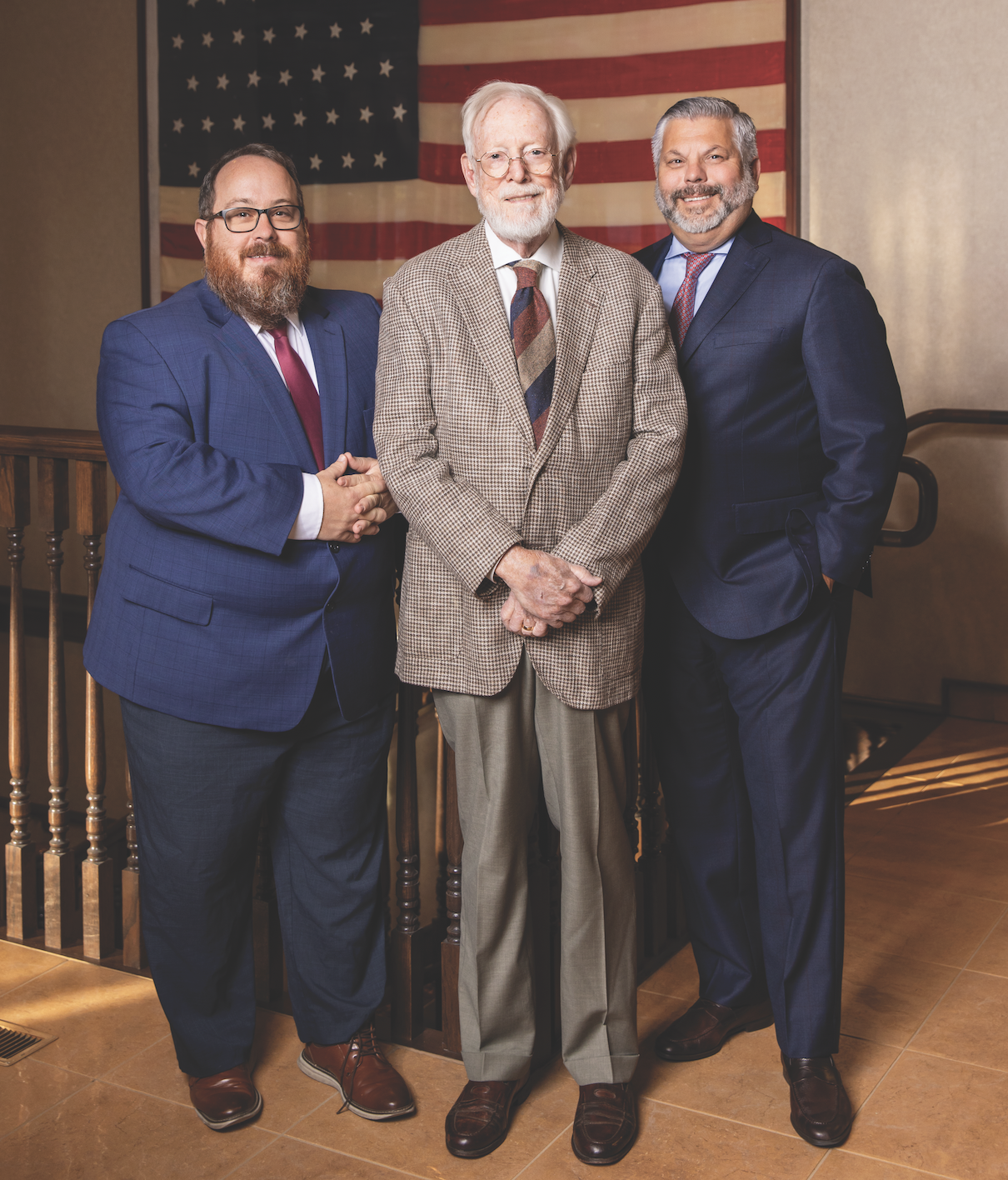 Pictured: James Hayes. Thomas D. Carver, Joseph S. Passanise